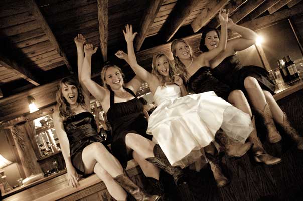 Cowgirl Bridal party
