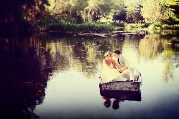 Couple in boat